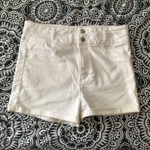 White shorts